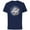 Navy, variant on Star Wars Ahsoka Part 5 White Costume Lightsabers & Star-Map - Short Sleeve Cotton T-Shirt for Adults - Customized-Black