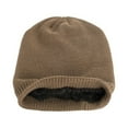 thumbnail image 3 of Dyfzdhu Unisex Winter Cotton Hat Warm Fleece Knitted Khaki, 3 of 4
