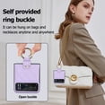 thumbnail image 6 of Allytechgroup Moto Razr 40 Case with Ring Holder Stand, Premium PU Leather Stylish Shockproof Anti-Scratch Portable Phone Case Cover for Motorola Moto Razr 40, Purple, 6 of 6