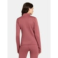 thumbnail image 3 of Ozark Trail Women's Warmest Thermal Long Sleeve Fleece Mockneck Top, Sizes XS-XXL, 3 of 4