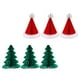 thumbnail image 5 of 6pcs Decoración de Navidad Papel de abeja Papel Navidad Sombreros Adornos de árbol de Navidad, 5 of 5