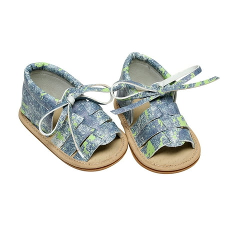 

Toddler Kids Shoes Boys Girls Open Toe Camouflage Tie Dye Tassels Shoes First Walkers Shoes Summer Toddler Flat Sandals