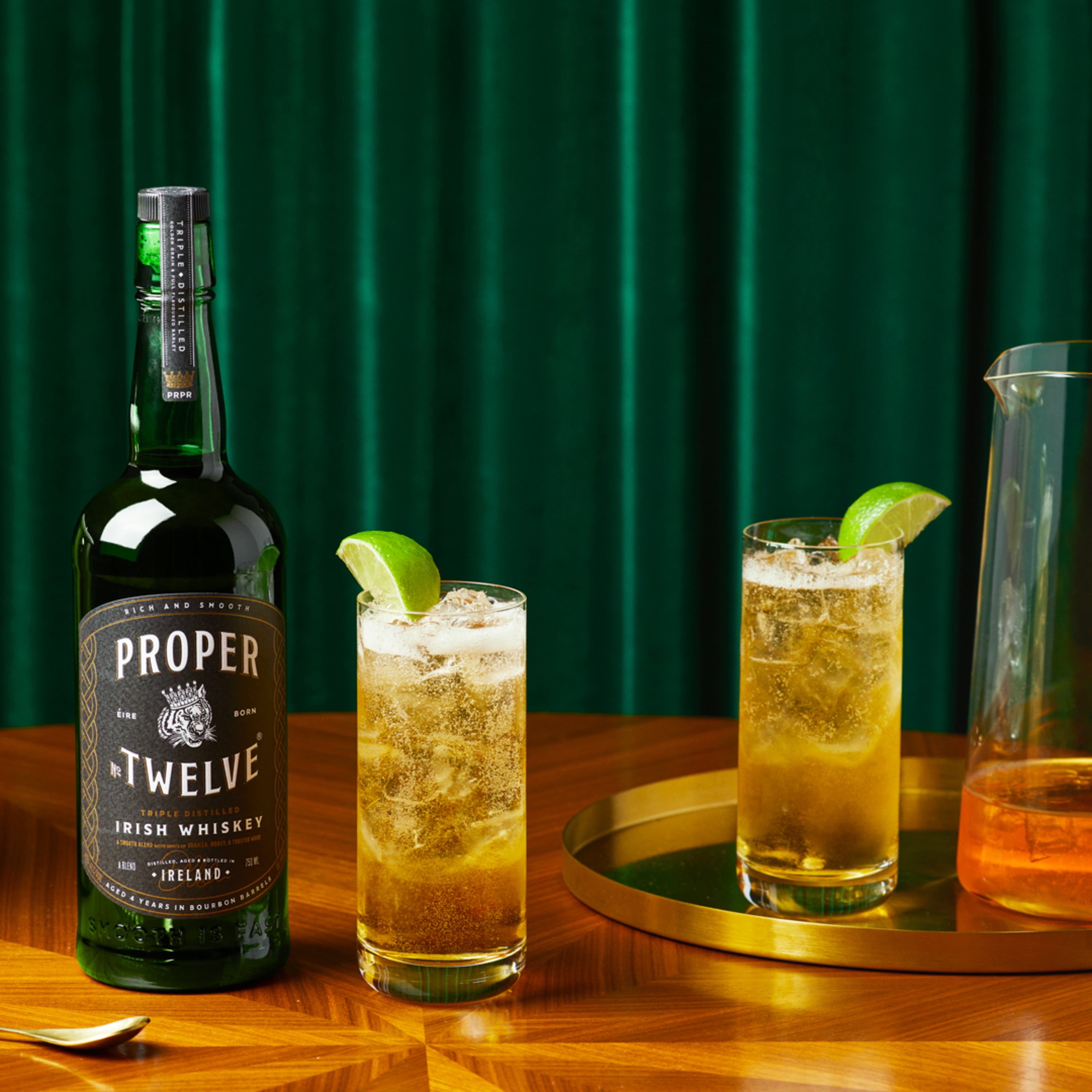 Proper No. Twelve® Irish Whiskey, 40% ABV, 80 Proof, 1 Count, 750 ...