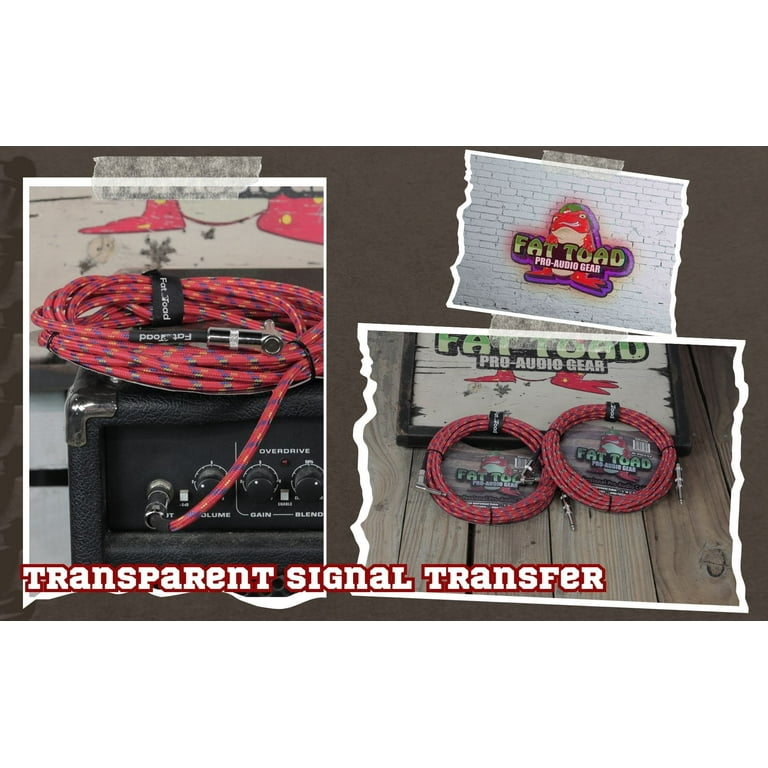Cavo Chitarra Spine Angolate Cavo Per Strumenti Musicali Fat Toad