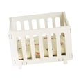 thumbnail image 5 of LeeQinersw 1/12 Scale Miniature Doll Crib Doll Furniture Props Wobble Toys Decoration Scene white, 5 of 9