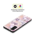 thumbnail image 2 of Micklyn Le Feuvre Marble Patterns Rose Quartz And Amethyst Stone And Hexagon Tile Soft Gel Case Compatible with Samsung Galaxy A21 (2020), 2 of 7