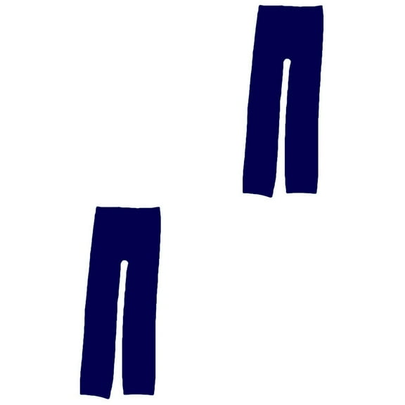 2pcs Girls Winter Warm Lined Tights Trousers Kids Elastic Thick Leggings Ninth Pants for 8-12 Years Old ( )