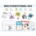 thumbnail image 2 of LNGOOR Mini Pocket Printer Portable Thermal Printer For Pictures/Retro-Style Photos/Lists/Label/Memo/QR Codes  Bluetooth Wireless Smart Printer  Black, 2 of 6