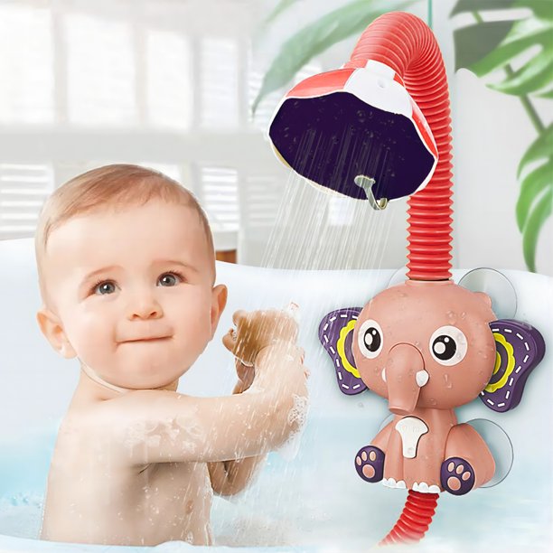 JBee Ctrl Bath Toys for Toddlers 13 with Electric Shower Rain Head