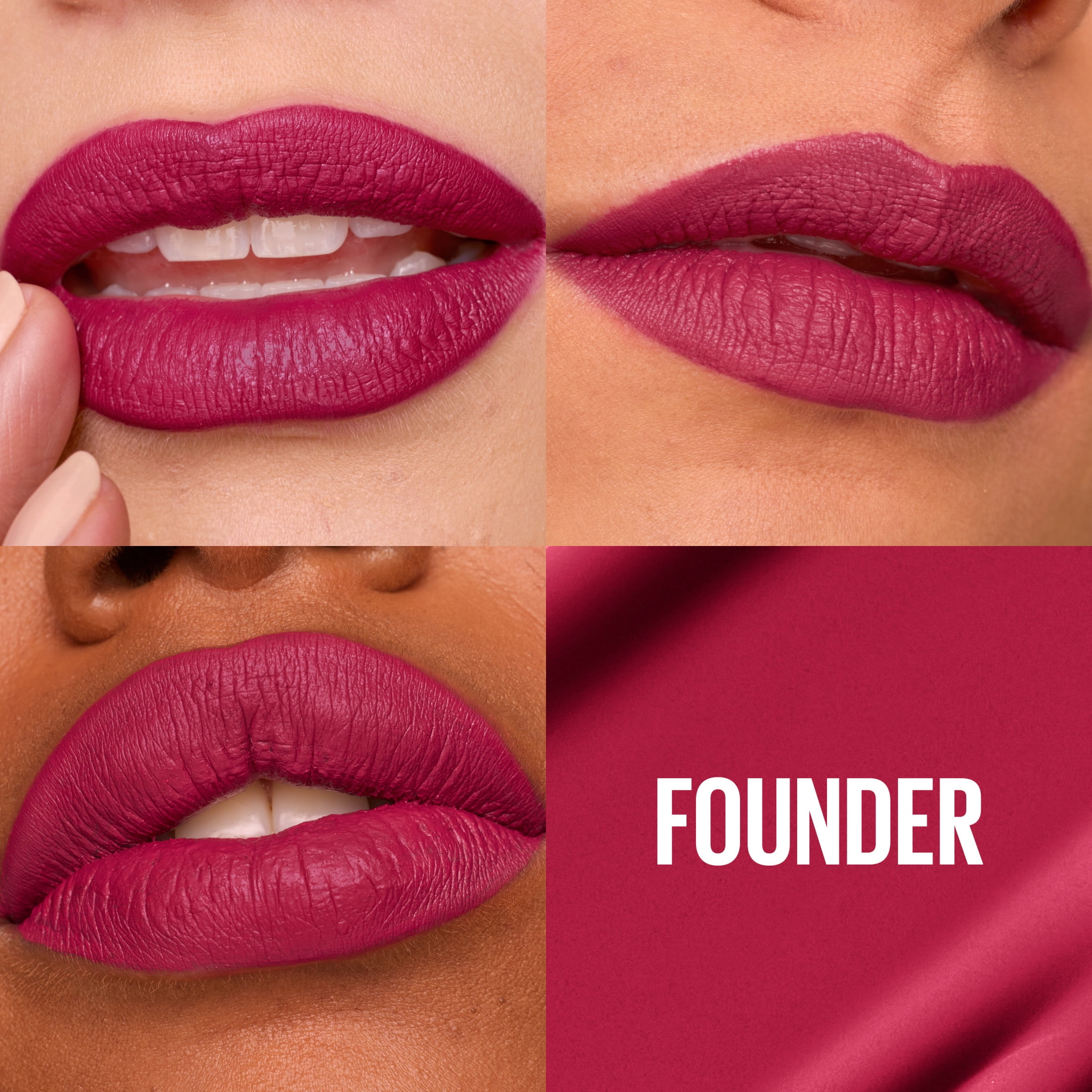 (2 pack) Maybelline Super Stay Matte Ink City Edition Liquid Lipstick, Founder