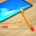thumbnail image 2 of For Samsung Galaxy Tab S Pen Pro Stylus Anti-scratch Lightweight Silicone Protective Case Cute Skin Touch Pen Cover Accessories 01, 2 of 5