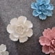 thumbnail image 4 of Yuarrent Flores de cerámica Flor tridimensional Colgante de pared Hogar Pastoral Artesanía TV Oficina Arte Adornos Mural de fondo Decoración del hogar Rosado Largo Yuarrent HA076966-03, 4 of 6