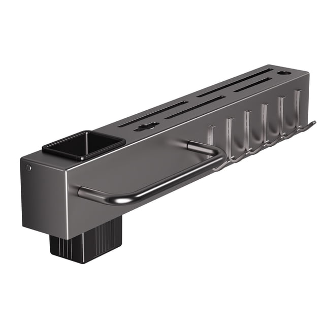 Kitchen Storage Rack Wall Mounted Multifunctional Knife And Utensil Holder With Chopstick Cage No Drill Installation Options