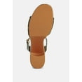 thumbnail image 6 of Daniela Genuine Suede Leather High Block Sandals, 6 of 7