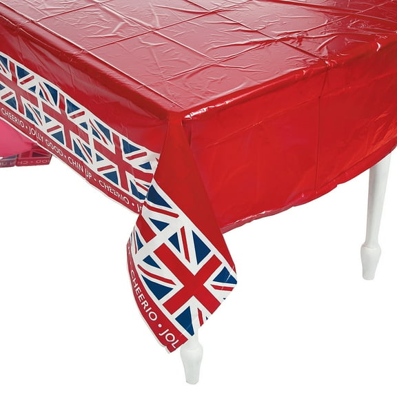 British Party Tablecover - Party Supplies - 1 Piece