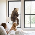 thumbnail image 3 of Funny Bears Window Privacy Film, Cute Art Fun Lovely Animals on Toilets Static Cling UV Sun Blocking Tint Film Heat Control Windows Films for Bedroom Bathroom, Window Stickers 23.6"x59", 3 of 8
