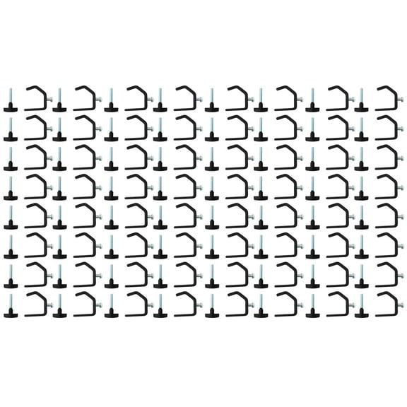 64) Rockville LC70 Heavy Duty C Clamps Mount Light Up to 70 LBS, Adjustable Knob