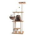 thumbnail image 4 of Armarkat real wood Classic Cat Tree Model A6403, 64 inch Chocolate Brown, 4 of 6