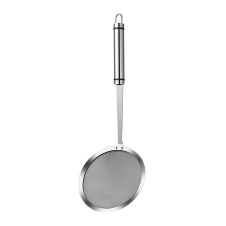 

Fuieoe Kitchen Organization Cookware Home Kitchen Stainless Steel Oil Scoop Separator Residue Fine Mesh Screen