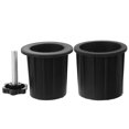 thumbnail image 4 of WHAMVOX Patio Umbrella Clamp Umbrella Base Hole Covers Black Iron 1 Set, 4 of 7