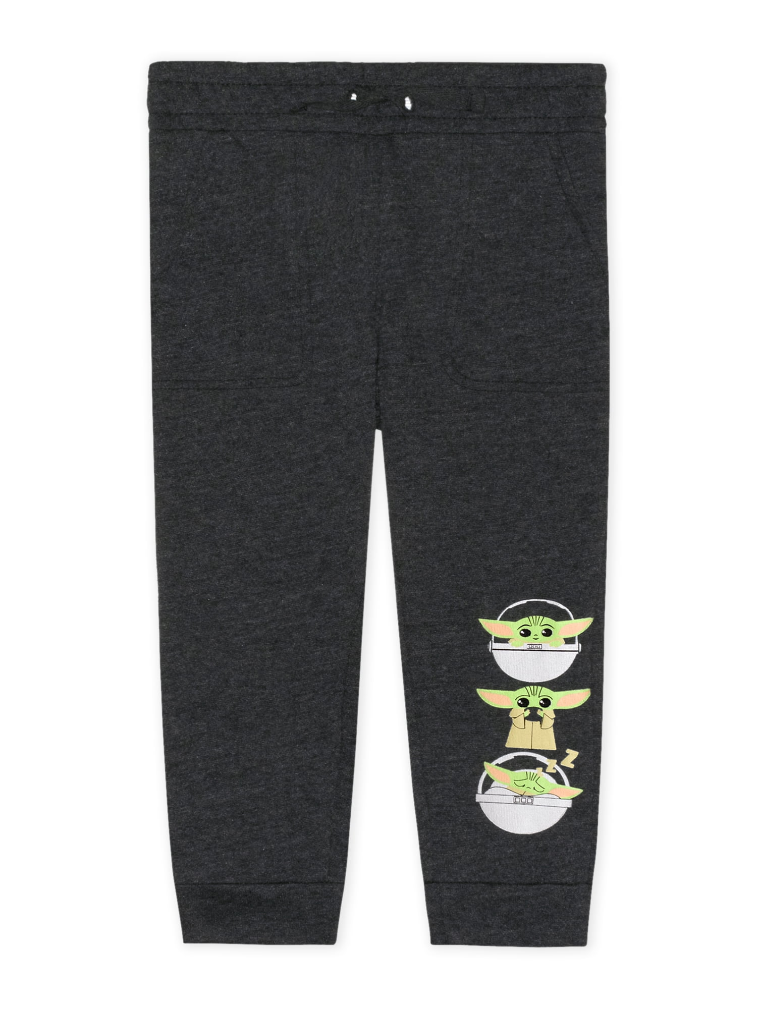 Baby Boy Yoda Baby and Toddler Boy Fleece Jogger Pant Multipack, 3-Pack, Sizes 12M-5T
