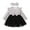 White, variant on Sngxgn Girls Dress Short Sleeve Solid Color A-Line Tiered Swing Dress(White,12)