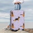 thumbnail image 4 of Wukai German Shepherd Dog Elastic Luggage Cover: Personalized Protection for Your Suitcase - Fits 19~29-inch, Washable & Durable Travel Companion-Small, 4 of 8