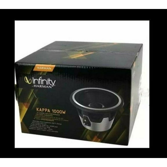 Infinity Kappa 1000W 10" 1000 Watt Car Audio Subwoofer