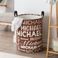 thumbnail image 5 of Laundry Basket Laundry Basket Personalized Laundry Hamper for Bathroom Bedrooms Dirty Clothes Hamper Storage Basket for Kids Boys Girls Baby Men Women, A Blue Fabric Dirty Clothes Storage Basket, 5 of 9