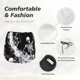 thumbnail image 4 of Balery Skeleton Wave Artwork Pantalones cortos deportivos para mujer con forro y dos bolsillos, elásticos, para entrenamiento, gimnasio, yoga-Small, 4 of 7