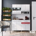 thumbnail image 2 of Alacena Multiuso Kingshouse Mueble De Cocina Material MDP Blanco 188 cm x 38 cm x 120 cm, 2 of 7