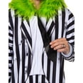 thumbnail image 2 of Beetlejuice Mens' Halloween Movie Character Union Suit Costume Sleep Pajama, 2 of 7