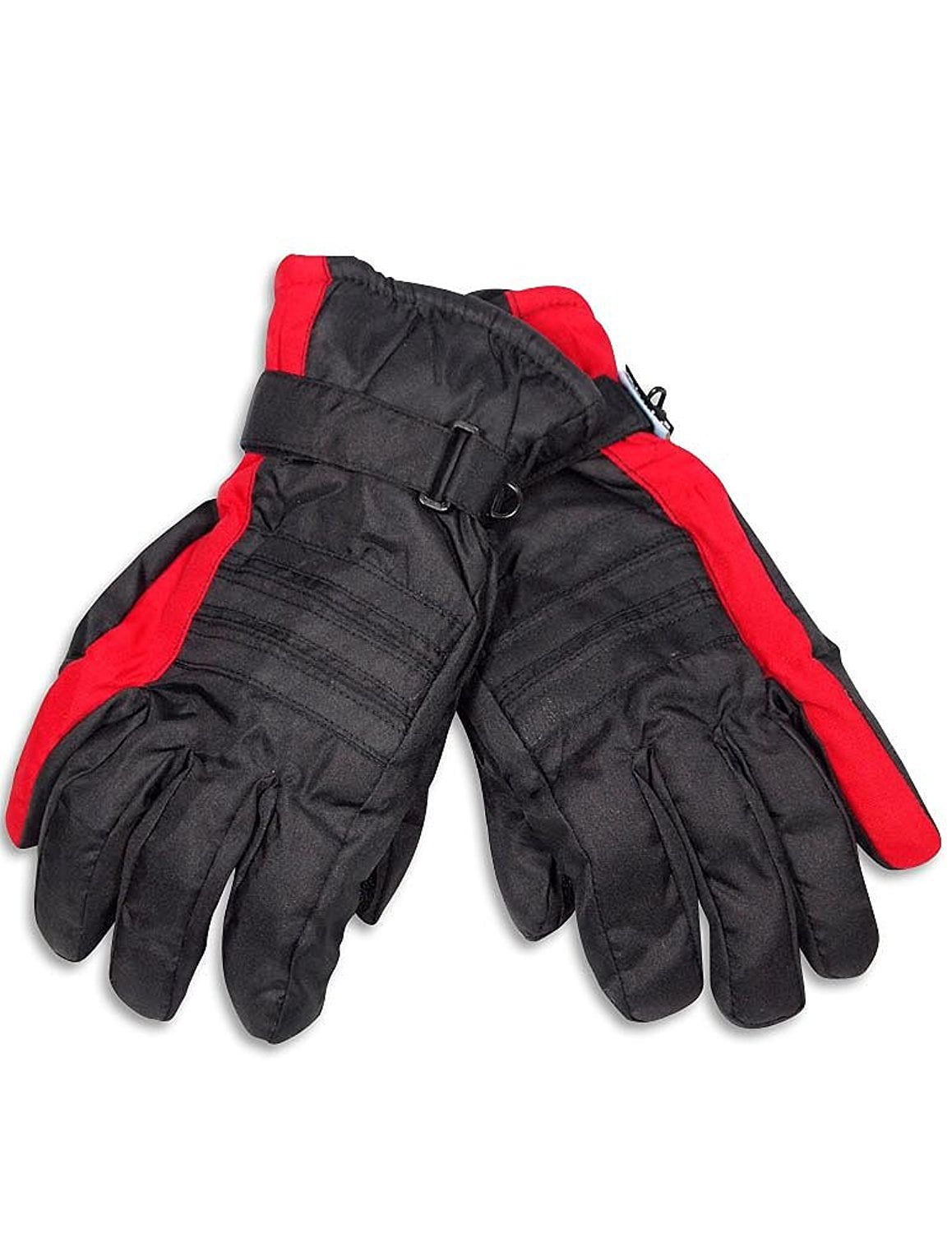mens navy ski gloves