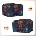 thumbnail image 3 of Lsque Dreamy Jester Under Stars Print 4 Slice Toaster Cover , Kitchen Appliance Dustproof Protector , Toaster Protector Dustproof Kitchen Appliance Cover, 3 of 7
