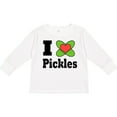 thumbnail image 3 of Inktastic I Heart Pickles Boys or Girls Long Sleeve Toddler T-Shirt, 3 of 5