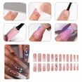 thumbnail image 3 of RAGUPEL 24Pcs Glue on Nails for Women,Diamond-Accented Square Nail Tips,Uncluttered Style Long Press on Nails,Presson Nails for Women and Girls,Style3, 3 of 8