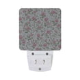 thumbnail image 2 of Seamless Roses Floral Pattern LED Night Light Sensor Lamp Plug-in Adjustable Brightness 2 Pack, 2 of 7