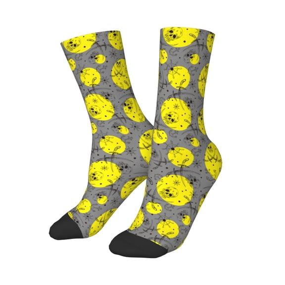 Uemuo Pirate Skulls Printed Kids Boys Socks Seamless Crew Socks Crazy Funny Athletic Sport Socks for Children