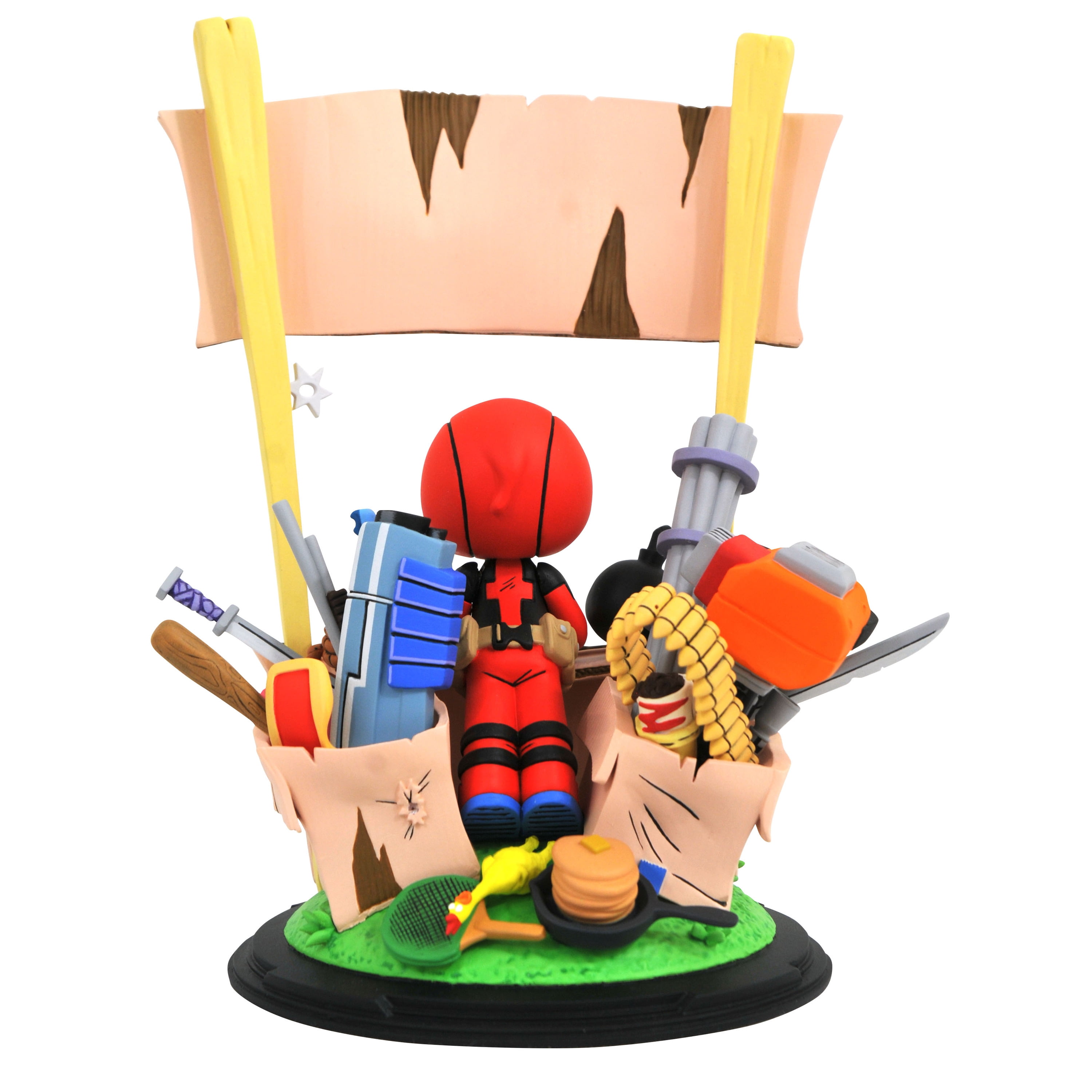 Marvel Deadpool Animated Style Statue Merc For Hire Gentle Giant Ltd