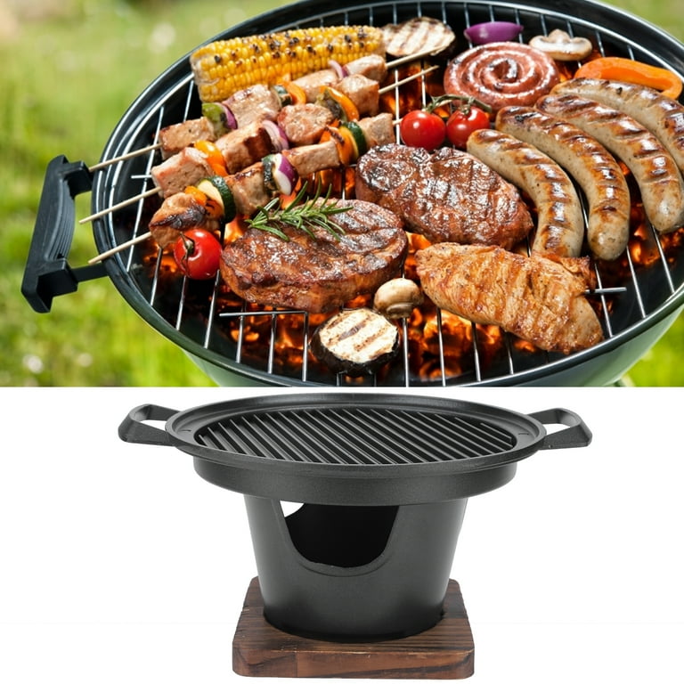 Octpeak Portable Charcoal Grill,Household Mini Lightweight Smokeless  Barbecue Grill Charcoal Stove BBQ Accessories For Camping, Picnic, Outdoor  26x21x12.5cm 