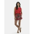 thumbnail image 2 of Time and Tru Women's Eyelet Embroidery Top, Sizes XS-XXXL, 2 of 4