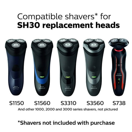 norelco replacement sh30 shavers s738
