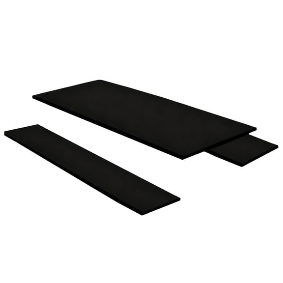 Black Protective Cover Set For Picnic Table And Benches Made From Durable Polyester With Snug Fit Design To Safeguard Outdoor Furniture