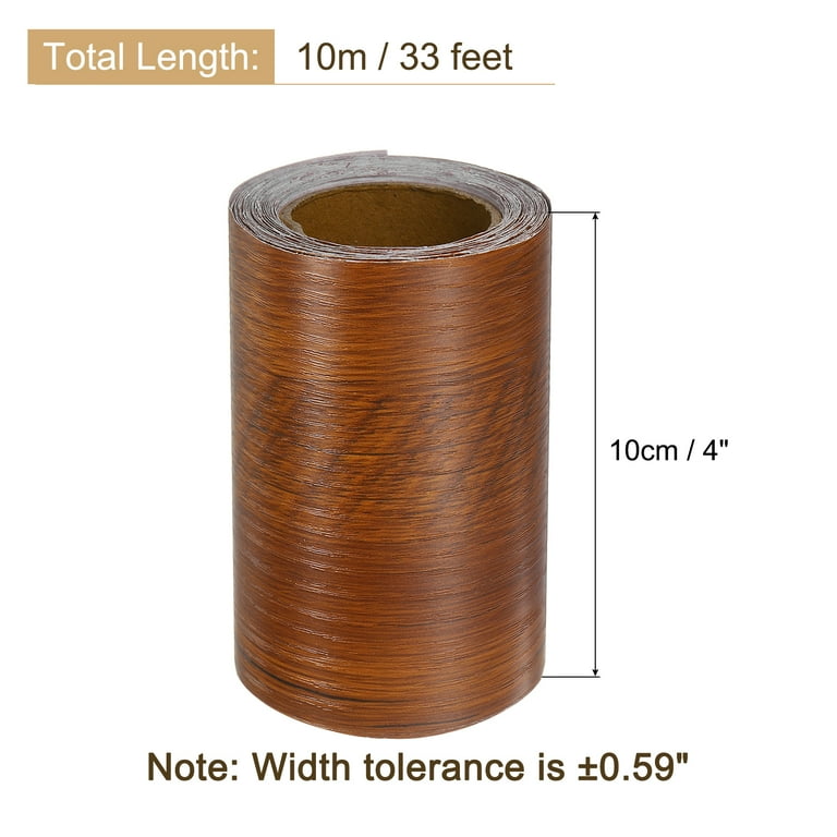 GSCIT Club Wood Grain Repair Tape - 2.4 X 15 Ft Self Adhesive Walnut Veneer For Furniture & Floors
