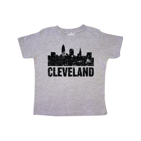 

Inktastic Cleveland Skyline Grunge Gift Toddler Boy or Toddler Girl T-Shirt