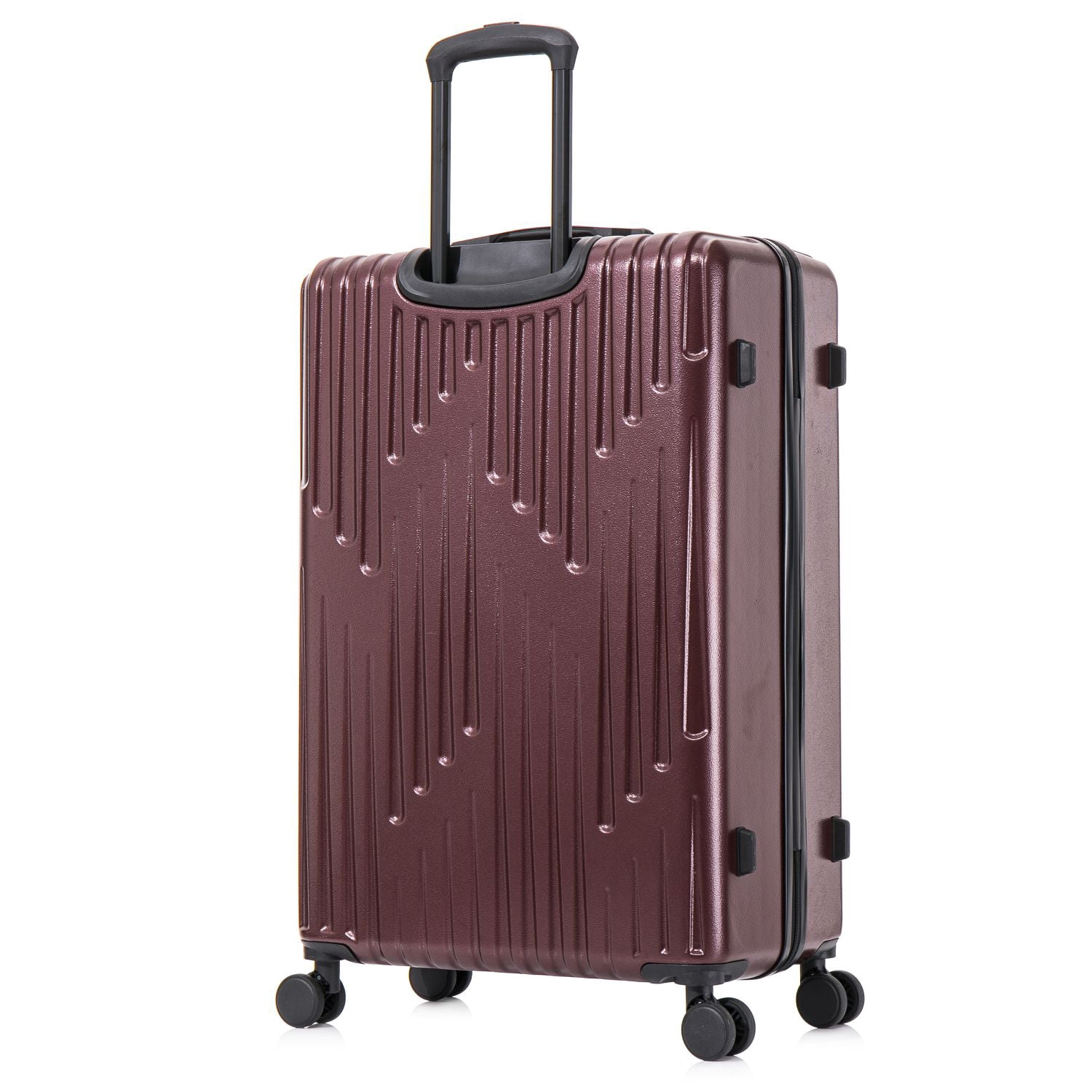 InUSA DRIP 28" Hardside Lightweight Checked Luggage with Spinner Wheels, Handle and Trolley, Wine