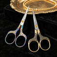 thumbnail image 4 of EXLEAF 2026 New Hair Cutting Scissors Vintage Shears-2 Pack Facial Mustache Beard Beauty Embroidery Daily Use, 4 of 6