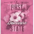 thumbnail image 2 of Delaware Cute State Flower Souvenir Womens Slim Fit Graphic Tee Brisco Brands S, 2 of 3