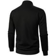 thumbnail image 5 of JIKNTTR Jackets For Men Casual Men's Track Jackets Full-Zip Athletic Jacket Sweatshirt Neck With Zipper Pockets Stylish Coat Outerwear, 5 of 5