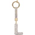 thumbnail image 1 of TRAHOO-Alphabet Letter Bag Charm Rhinestone for Keychain Bracelet Wristband Necklace, 1 of 4